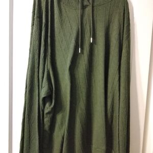 BloomChic Green Textured Hoodie
